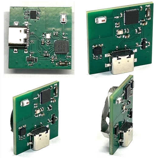 The CyborgCore board shown from several angles